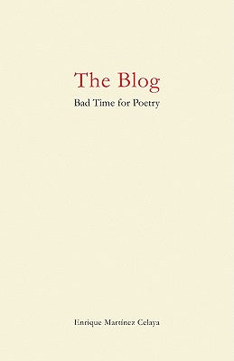 The Blog: Bad Time for Poetry (Artists and Writers)