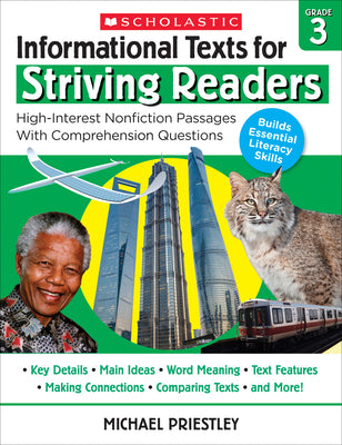 Informational Texts for Striving Readers: Grade 3: High-Interest Nonfiction Passages With Comprehension Questions